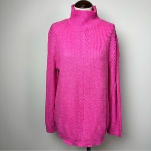 Jack & Avery Pink Turtleneck Sweater